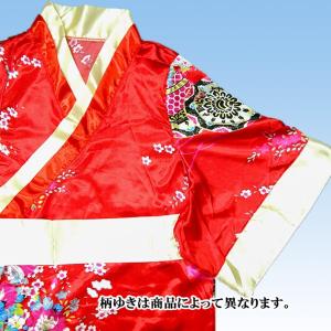 法被 はっぴ 花に源氏車柄 レディース 半纏 ...の詳細画像4