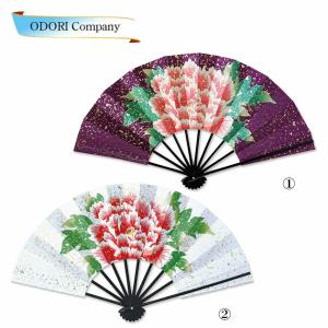 舞扇子 踊り用 扇子 舞踊 柳に桜 白竹 9寸5分 飾り用 当店オリジナル