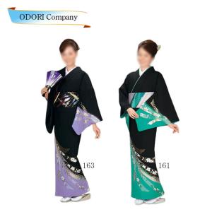 踊り用 着物 付け下げ セミオーダー仕立て上がり 袷 胴抜き 単衣
