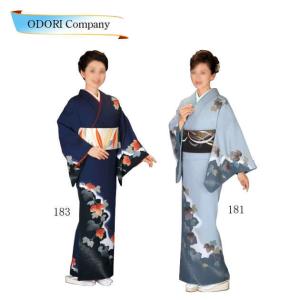 踊り 着物 裾引き 芸者着 大衆 演劇 仕立上がり ポリエステル 日本舞踊