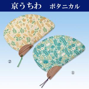 うちわ 京うちわ 高級 片面透かしうちわ おしゃれ 柄 とんぼ 秋空 2181