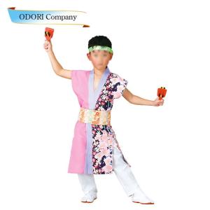 子供 よさこい 衣装 長半纏 男女兼用 おしゃれ ペアルック 親子 キッズ