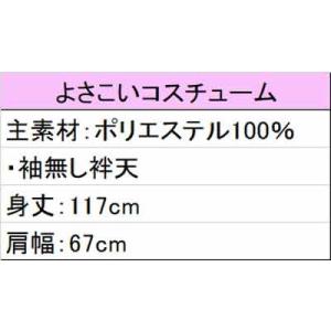 よさこい 衣装 長半纏 おしゃれ ペアルック ...の詳細画像2