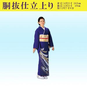 踊り用 着物 舞踊 絵羽 袷仕立て フリーサイズ 仕立て上がり 黒 赤