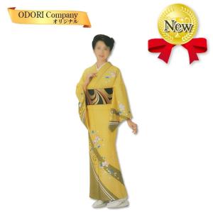 舞踊着物（黄色） 踊り 着物 舞踊 絵羽 反物 紫 藤 当店限定商品 : ODORI Company - 通販