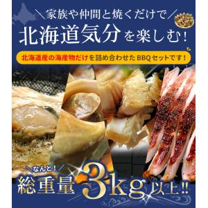 「総重量3kg以上」北海道産 海鮮 BBQ バ...の詳細画像2