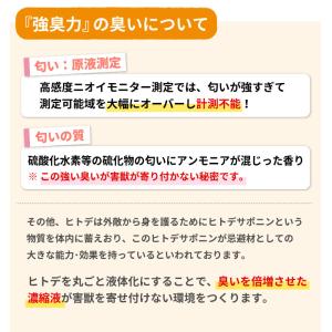 害獣 忌避剤 1L ヒトデ濃縮液 強臭力 1リ...の詳細画像4