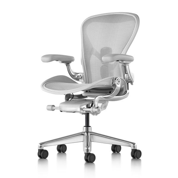 HermanMiller アーロンチェア リマスタード A B C ミネラルフレーム ポリッシュドア...
