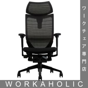 バロンチェア　オカムラ　可動式　ヘッドレスト　ブラック バロン（オカムラ） 特注 バロン エクストラローバック（可動