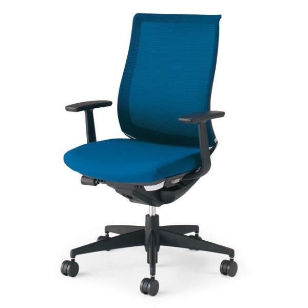 KOKUYO  Bezel（ベゼル）モデレートタイプ T型肘（固定アーム） 背メッシュ/座クッション...