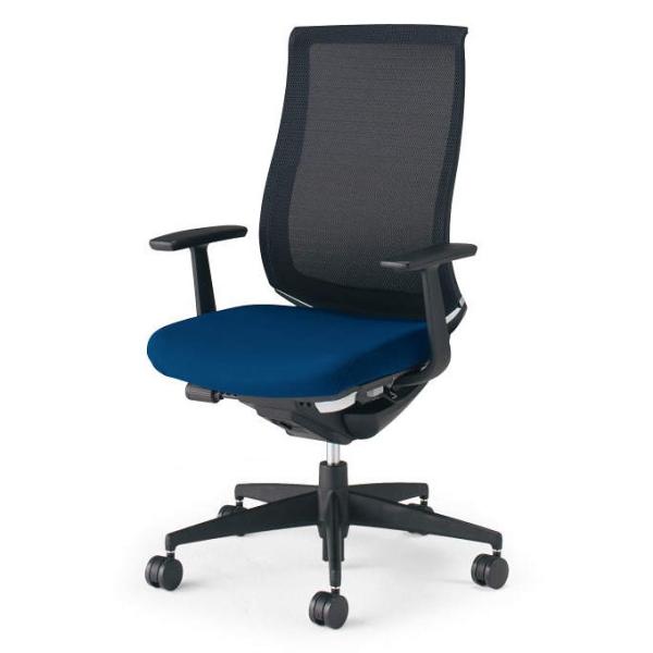 KOKUYO  Bezel（ベゼル）モデレートタイプ T型肘（固定アーム） 背メッシュ/座クッション...