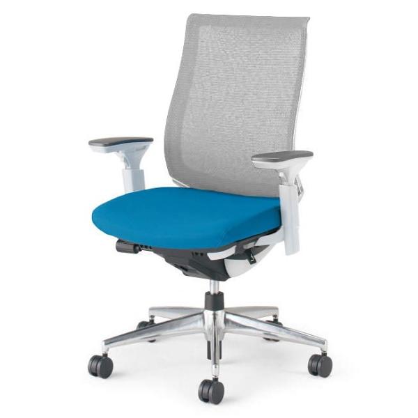 KOKUYO  Bezel（ベゼル）モデレートタイプ 可動肘 背メッシュ/座クッション 背座別色タイ...