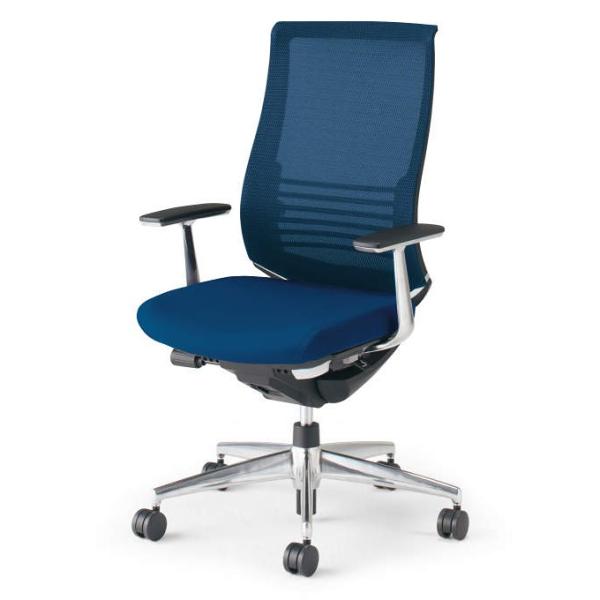 KOKUYO  Bezel（ベゼル）ファンクショナルタイプ T型アルミ肘 背メッシュ 座クッション ...