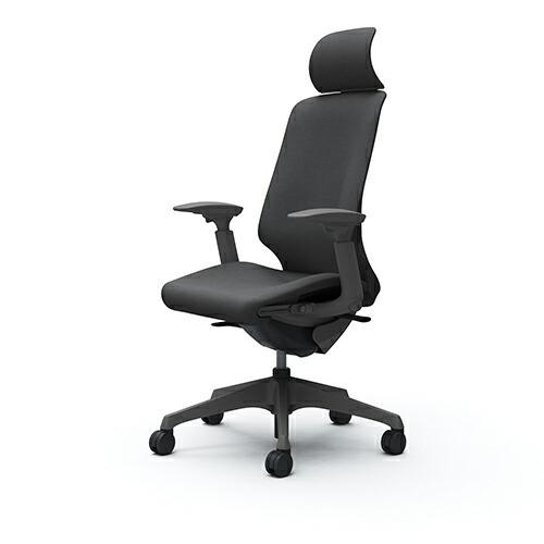 オカムラ  スフィア（Spher）／エクストラハイバック／固定ヘッド／座面奥行調整あり／可動肘／ボデ...