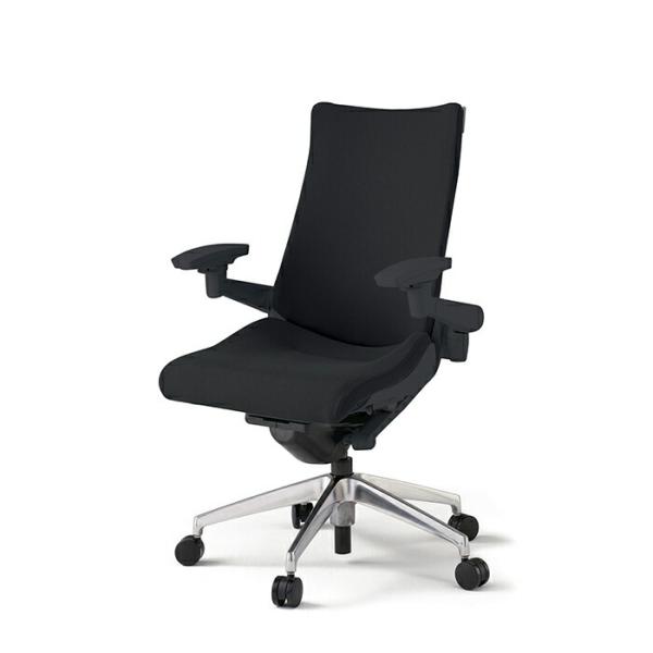 ITOKI ACT（アクト）／プレーンクロスバック／ハイバック／アルミ脚／アジャスタブル肘／ランバー...