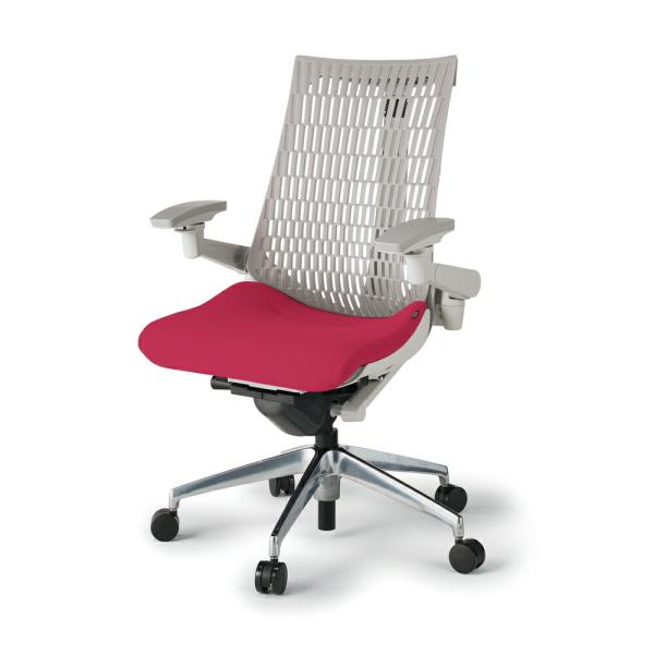 ITOKI イトーキ /ACT（アクト）／エラストマーバック／アルミミラー脚／可動肘／座：PS張地／...