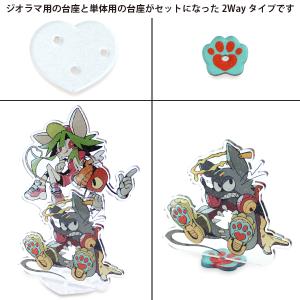 アクリルジオラマスタンド(虹ラメ入り) MAD...の詳細画像2