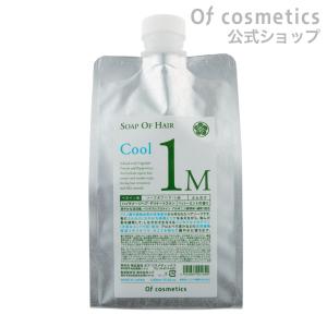 ソープオブヘア・1-M 1000ml ペパーミントの香り オブ・コスメティックス シャンプー クールシャンプー メントール｜ofcosmeticsshop