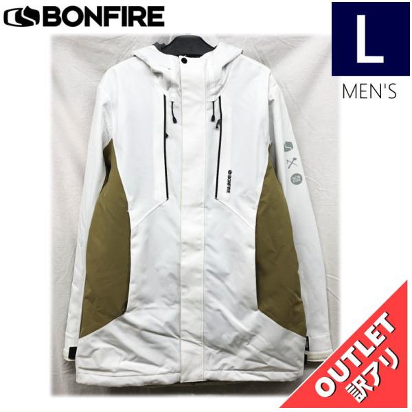 【OUTLET】 BONFIRE GLISSADE INS JKT カラー:WHITE Lサイズ  ...