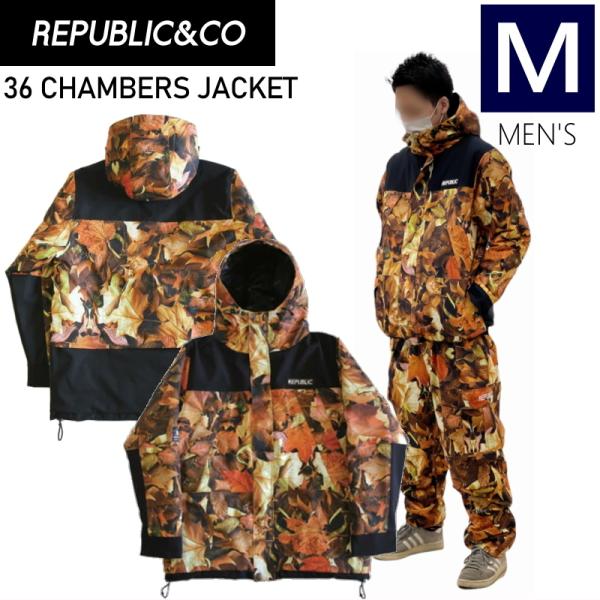 REPUBLIC 36 CHAMBERS JKT LEAVES リパブリック Mサイズ メンズ ウェ...