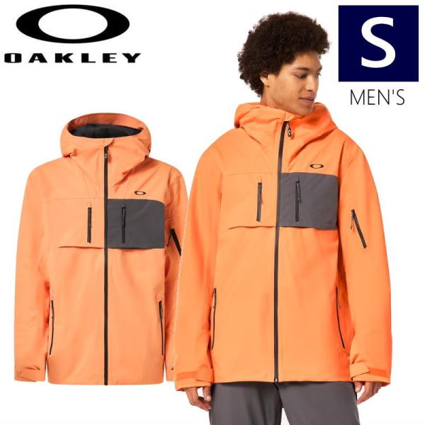● OAKLEY KENDALL RC SHELL JKT SOFT ORANGE Sサイズ メンズ...