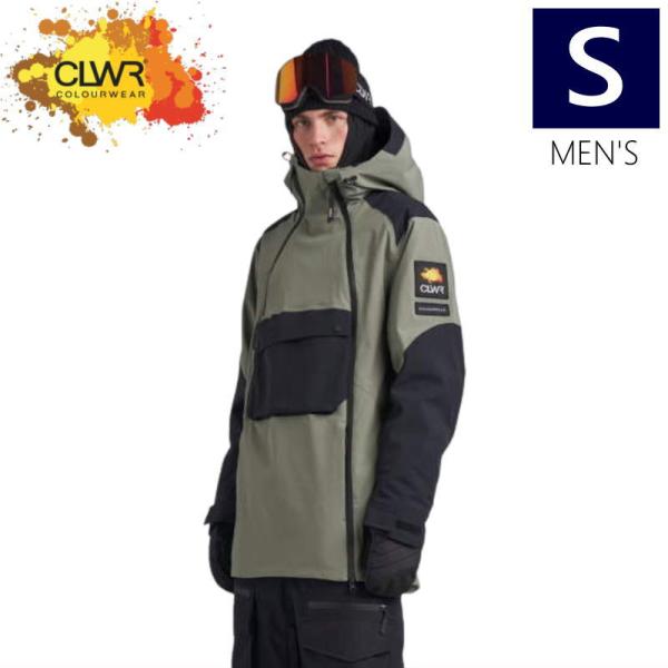 ● CLWR Foil Anorak JKT GREY GREEN Sサイズ メンズ スノーボード ...