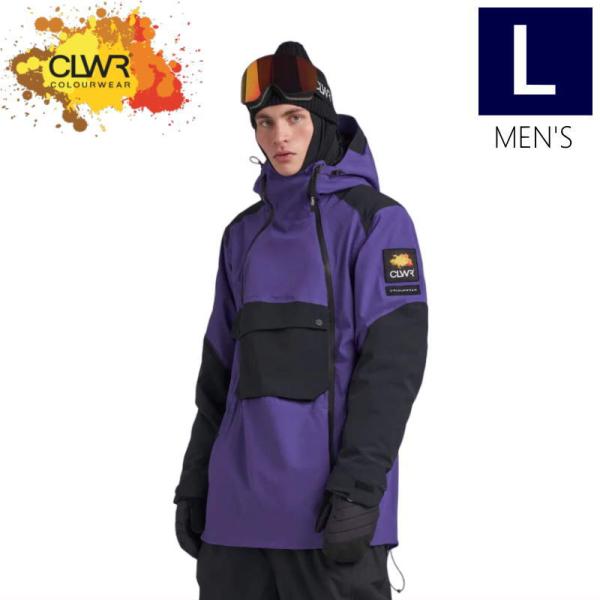 ● CLWR Foil Anorak JKT PURPLE Lサイズ メンズ スノーボード スキー ...