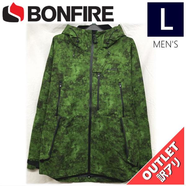 【OUTLET】 BONFIRE ASPECT 3L STRETCH JKT カラー:GREEN W...