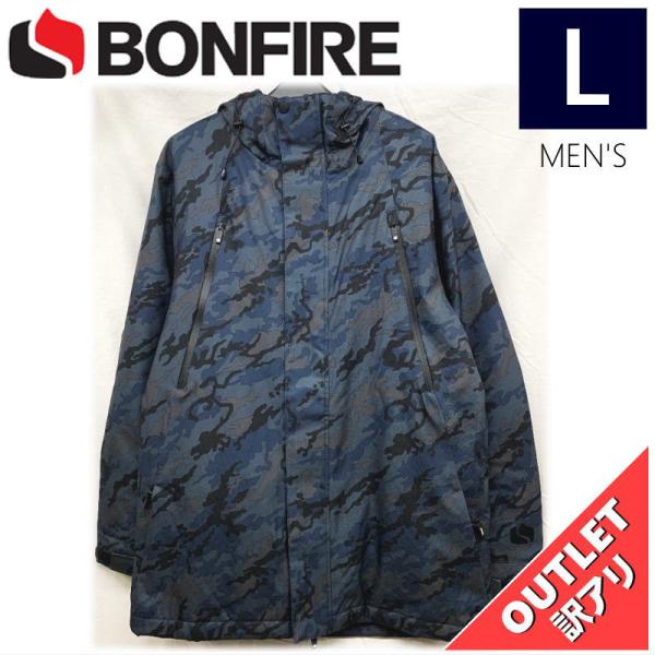 【OUTLET】 BONFIRE STATIC INS JKT カラー:SLATE CAMO Lサイ...