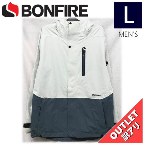 【OUTLET】 BONFIRE ETHER SHELL JKT カラー:LT GREY Lサイズ ...