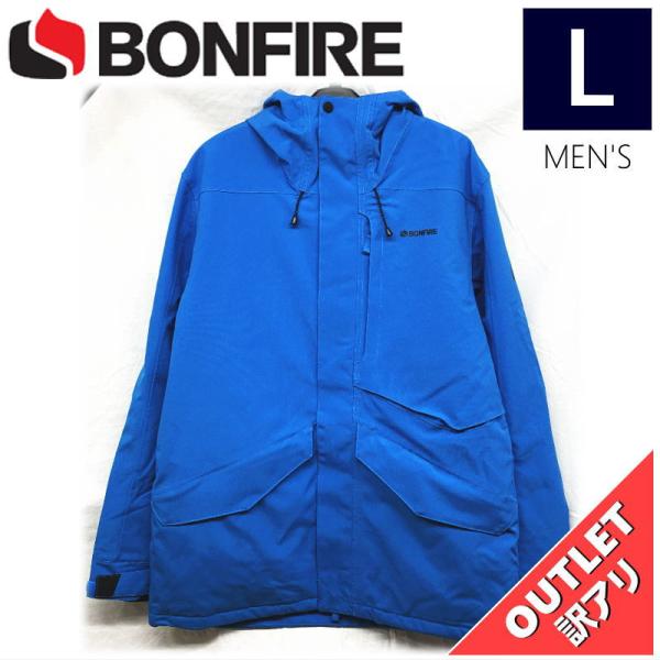 【OUTLET】 BONFIRE VECTOR INSULATED JKT カラー:CYAN Lサイ...