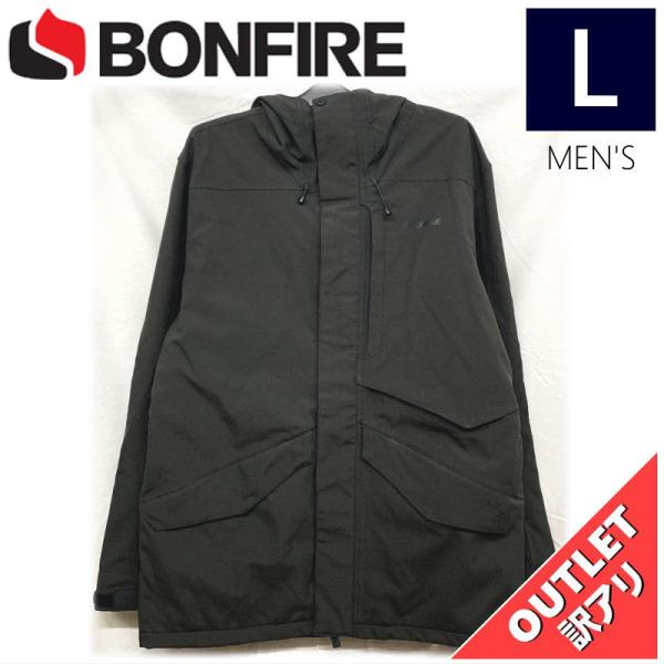 【OUTLET】 BONFIRE VECTOR SHELL JKT カラー:BLACK Lサイズ  ...