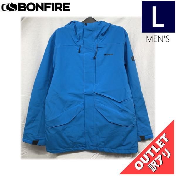 【OUTLET】 BONFIRE VECTOR SHELL JKT カラー:CYAN Lサイズ  メ...