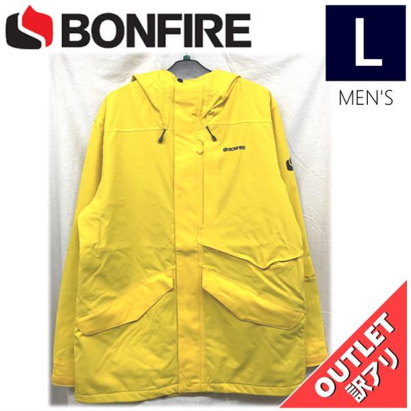 【OUTLET】 BONFIRE VECTOR SHELL JKT カラー:YELLOW Lサイズ ...