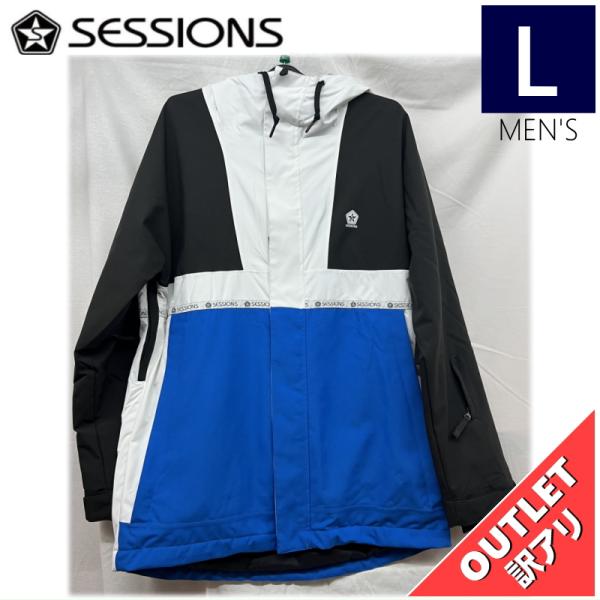 【OUTLET】 SESSIONS SCOUT JKT カラー:WHITE Lサイズ メンズ スノー...