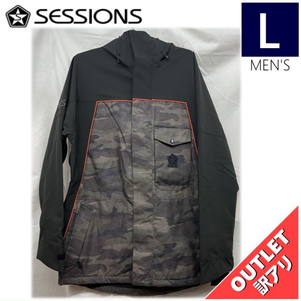 【OUTLET】 SESSIONS RANSACK INSULATED JKT カラー:BLACK ...