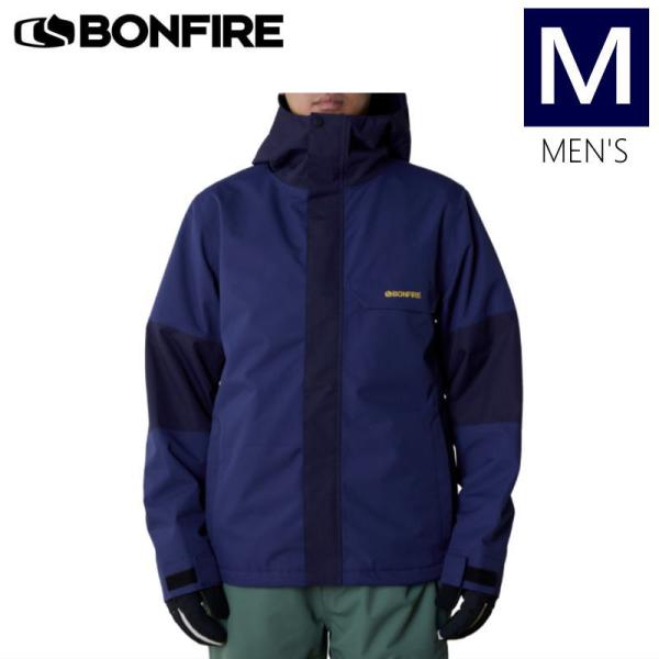 ● BONFIRE BUFFER JACKET BLUE Mサイズ ボンファイヤ スノボウェア スノ...