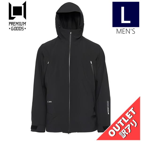 【OUTLET】23-24  L1 ORION JKT BLACK Lサイズ  メンズ スノーボード...