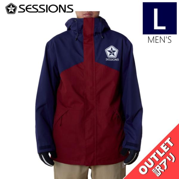 【アウトレット】23-24 SESSIONS VITAL JKT カラー:BRICK RED Lサイ...