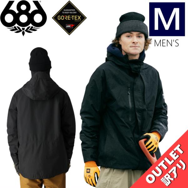 【アウトレット】24-25 686 GORE-TEX CORE SHELL JKT BLACK Mサ...