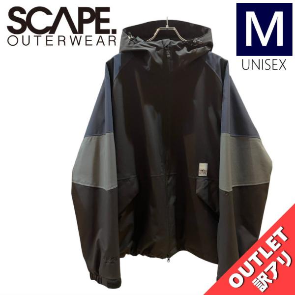 【アウトレット】25-26 SCAPE TRACK JKT BLACK Mサイズ メンズ レディース...