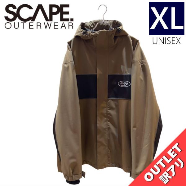 【アウトレット】25-26 SCAPE ADAPT JKT MOCHA BLACK XLサイズ メン...