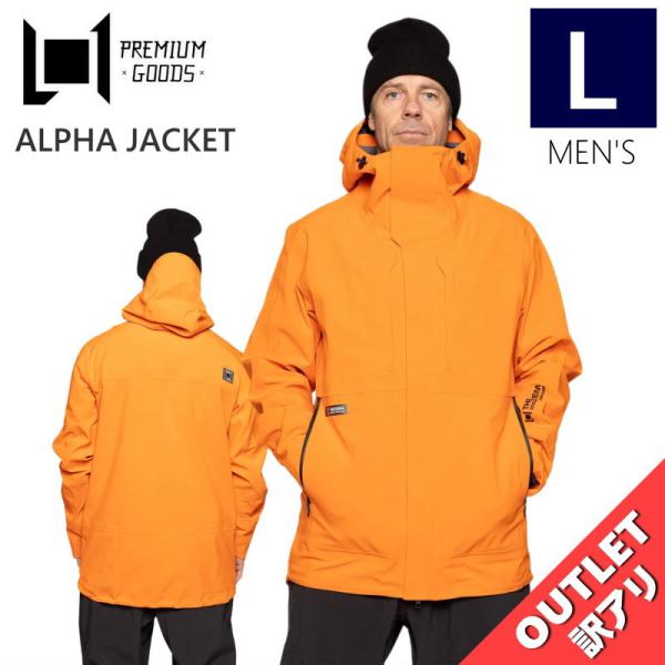 【アウトレット】24-25 L1 ALPHA JACKET Lサイズ  スノーボード スキー スノボ...