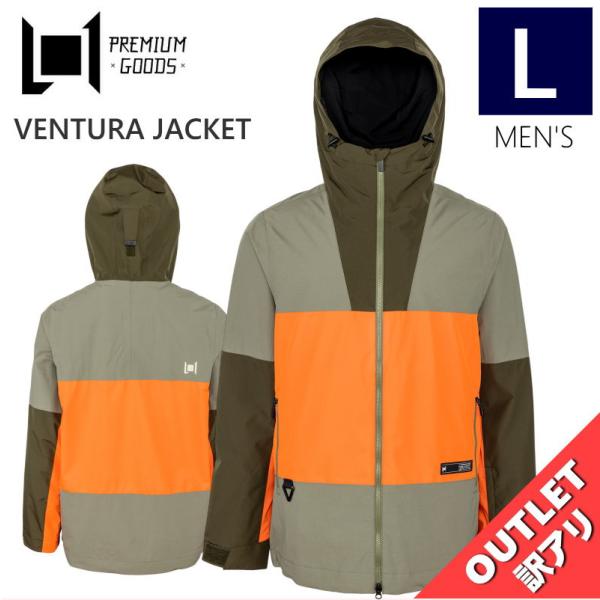 【アウトレット】24-25 L1 VENTURA JACKET Lサイズ  スノーボード スキー ス...