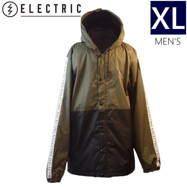 ◇ 21-22 ELECTRIC LINE HOOD JACKET OLIVE XLサイズ エレクト...