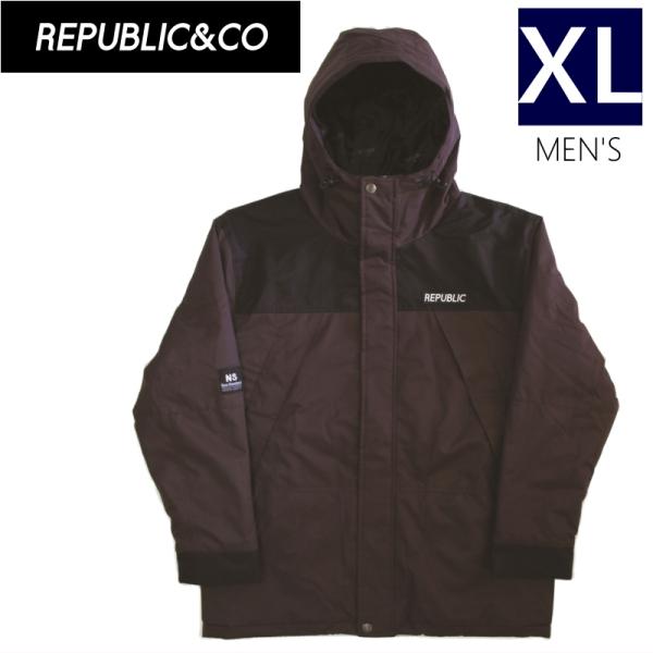 ○ REPUBLIC 36 CHAMBERS JKT Brown XLサイズ メンズ スノーボード ...