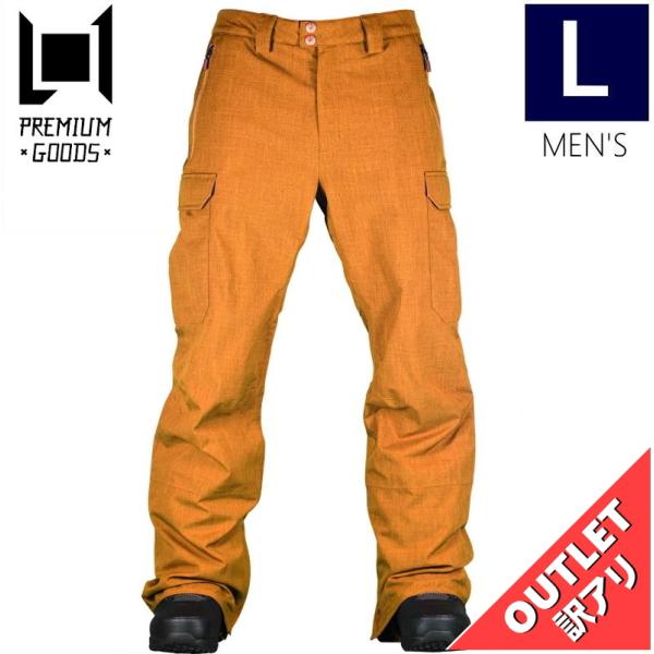 【OUTLET】21-22 L1 BRIGADE PNT Ginger Lサイズ  メンズ スノーボ...