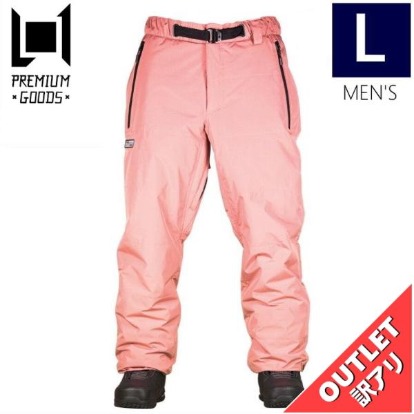 【OUTLET】21-22 L1 AFTERSHOCK PNT Rose Lサイズ  メンズ スノー...