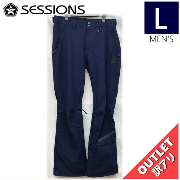 【OUTLET】 SESSIONS  HAMMER PNT カラー:NAVY Lサイズメンズ スノー...