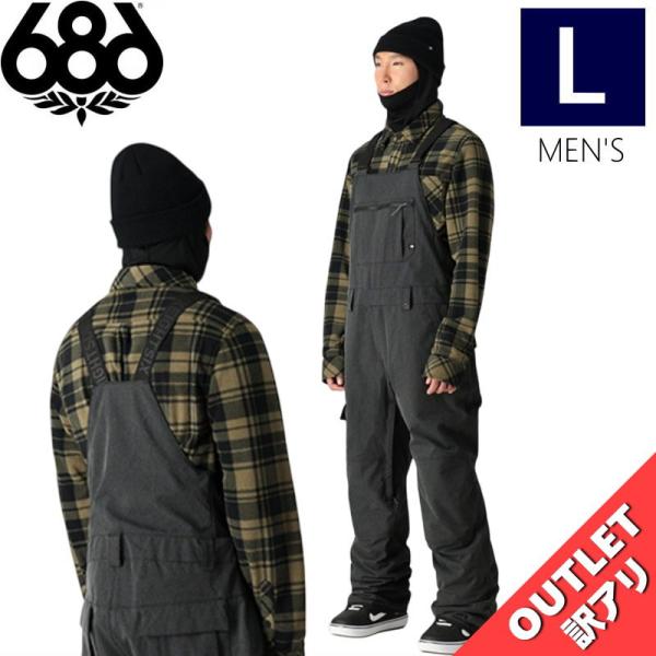 【アウトレット】◎ 686 HOT LAP INSULATED BIB PNT BLACK DENI...